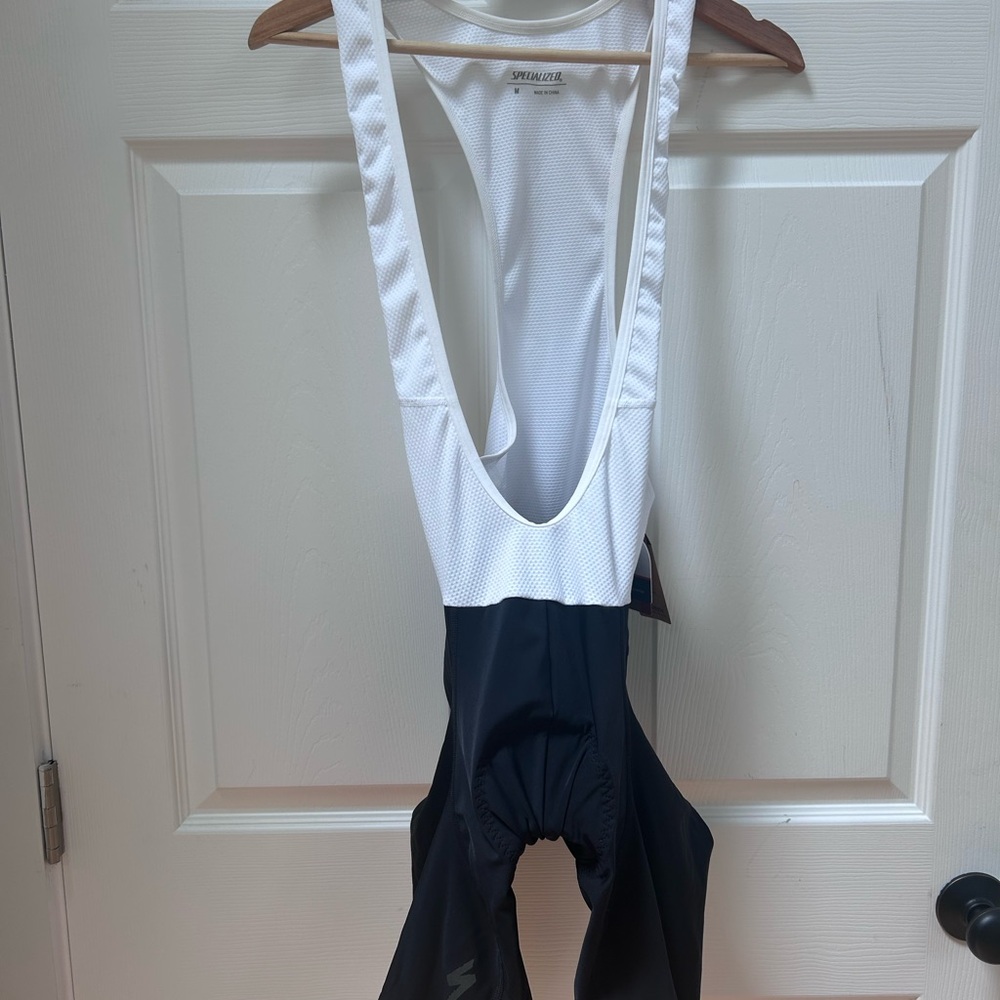Specialized RBX Black and White Bib Shorts Medium- NWT